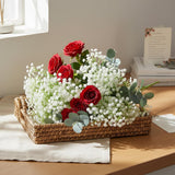 Artificial Flowers 160 Pcs Babys Breath Artificial Flowers White Babys Breath Flowers Artificial Bulk Real Touch Fake Gypsophila Realistic Flowers For Wedding Home Diy Tables Decoration