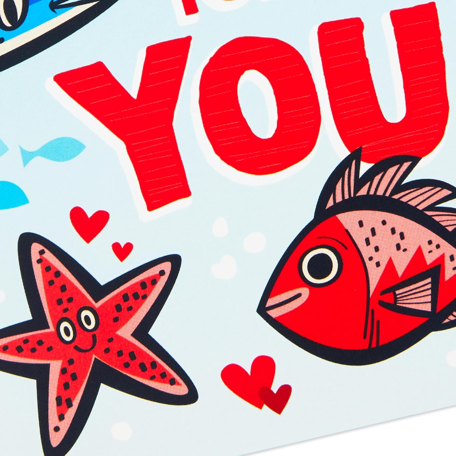 Hallmark Valentine's Day Cards for Kids School, Sea Creatures (8 Classroom Valentines with Envelopes)