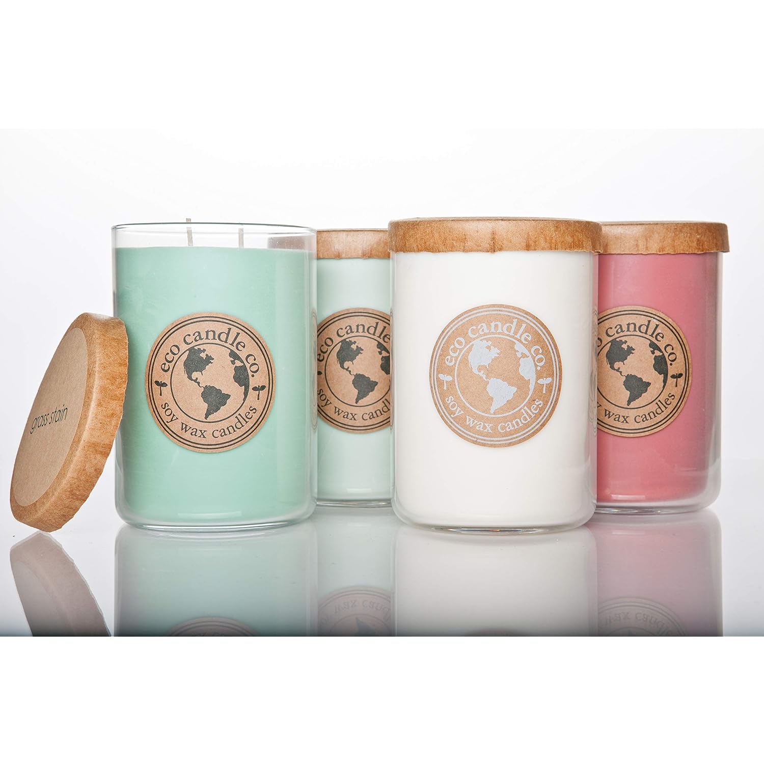 Recycled Candle, Winter Wonderland, 26 Oz. - Scents Of Pine, Spruce, & Fir - 100% Soy Wax, No Lead, Kraft Paper Label & Lid, Hand Poured, Made From Midwest Grown Soybeans