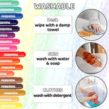 62 Colors Solid Tempera Paint Sticks, Washable Paint Sticks Bulk, Quick Drying, Non-Toxic, Rainbow Colors Tempera Stick Kids Toddler, No Mess Art Supplies For Paper Wood Glass Ceramic Canvas