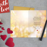 Sweet Valentines Day Card, Romantic Valentine'S Day Card For Him Her, Vday Cards For Husband Wife