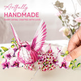 3D Pop-Up Card - Unique Design Pop Up Birthday Card For Women, Daughter, Sister - Mothers Day Card For Mom - A Thoughtful Expression Of Fondness Or Love (Hummingbird)