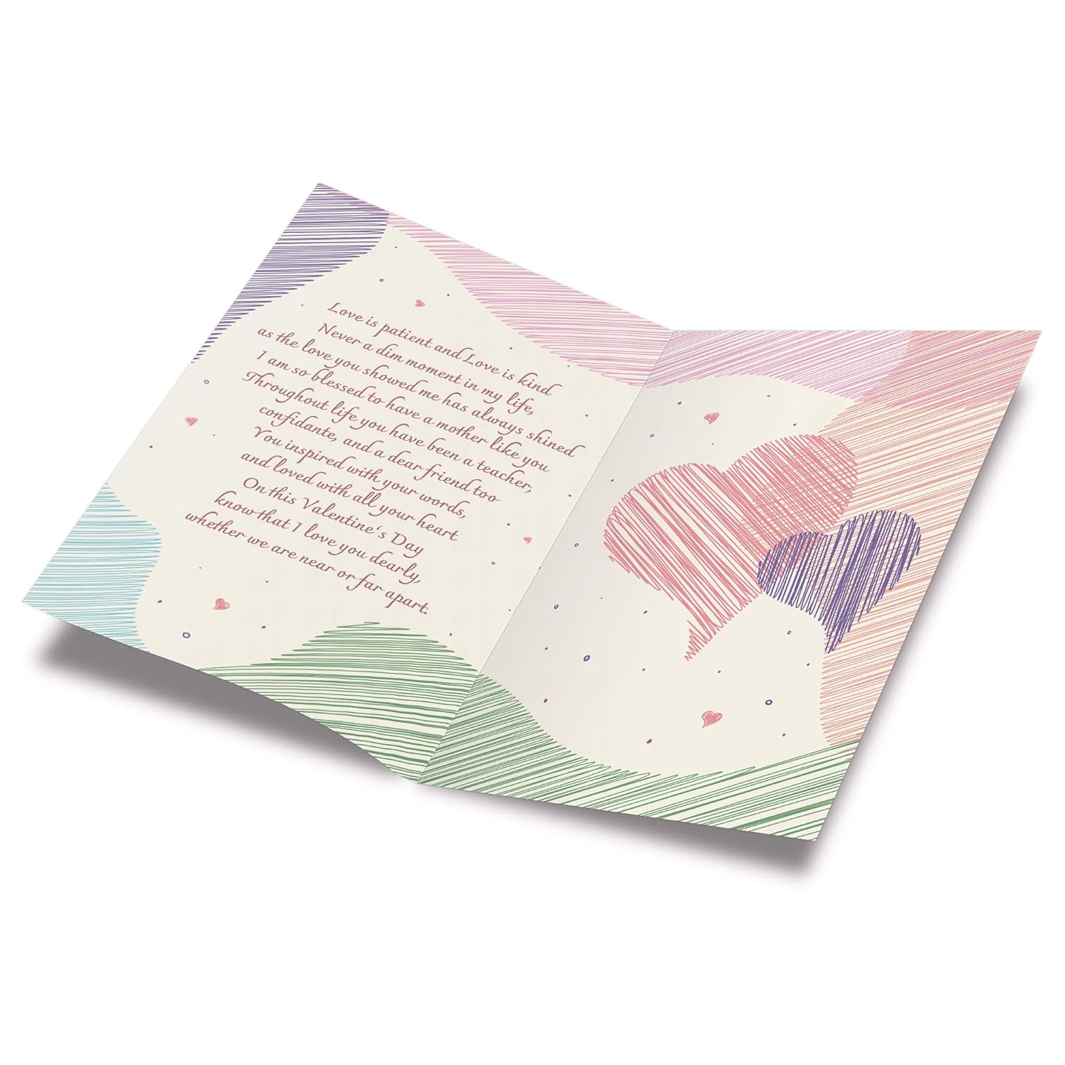 Mom Valentine'S Day Card, Made In America, Eco-Friendly, Thick Card Stock With Premium Envelope 5In X 7.75In, Packaged In Protective Mailer