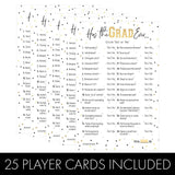 Has The Grad Ever Graduation Party Game - 25 Cards,Graduation Party Games Ideas And Activities