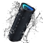 V40 Waterproof Bluetooth Speaker, 24W Stereo, 24H Playtime, TWS, RGB Lights