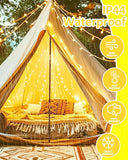 2 Pack 66FT Battery Operated LED String Lights 200 LED Waterproof Fairy Twinkle Lights