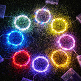 Fairy Lights, Battery Operated Christmas String Lights With 8 Flashing Modes And 8-16 Hours Timer?5M/16Ft 50 Led Copper