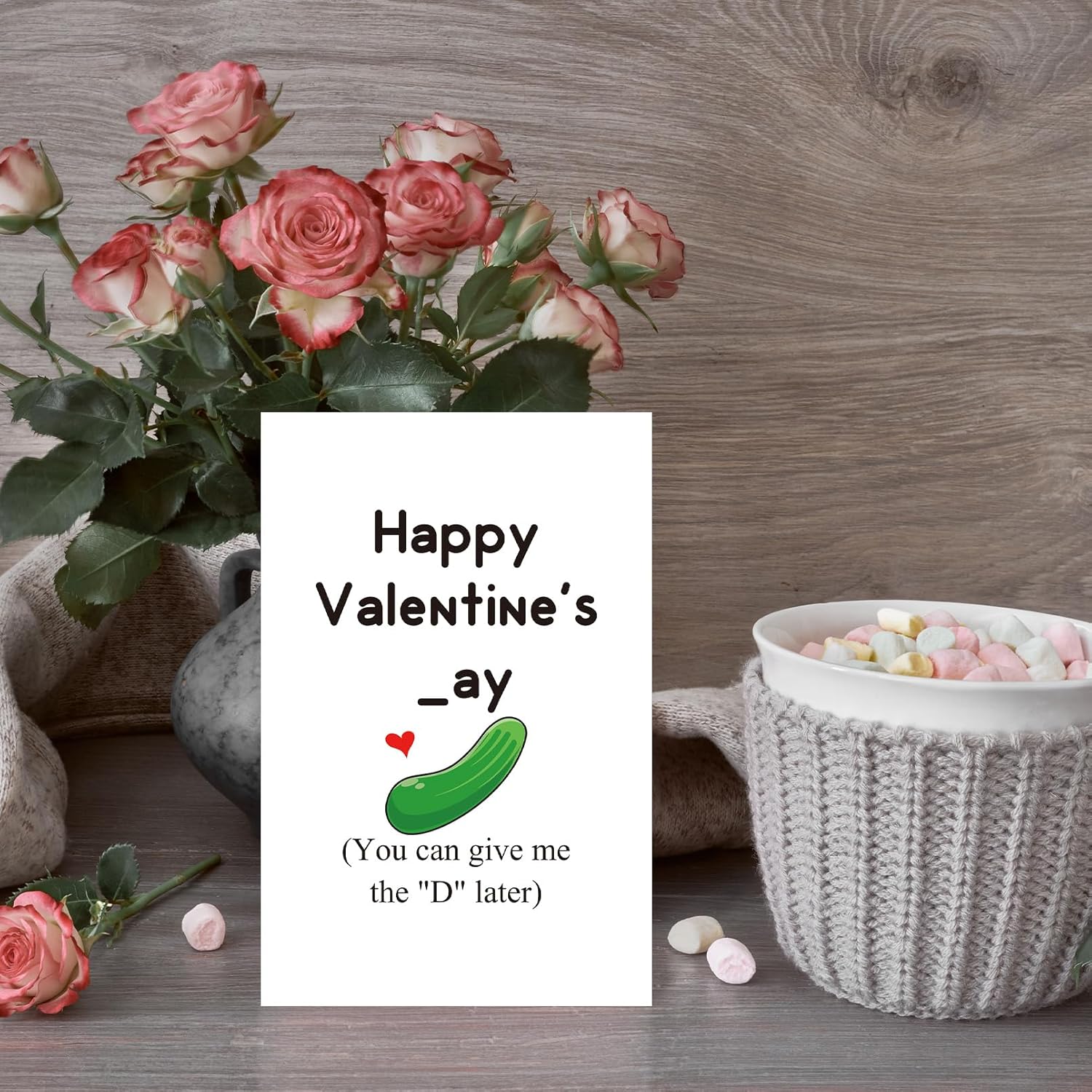 Valentine’S Day Greeting Card For Husband, Funny Card For Men, Humorous Valentine’S Day Card From Wife