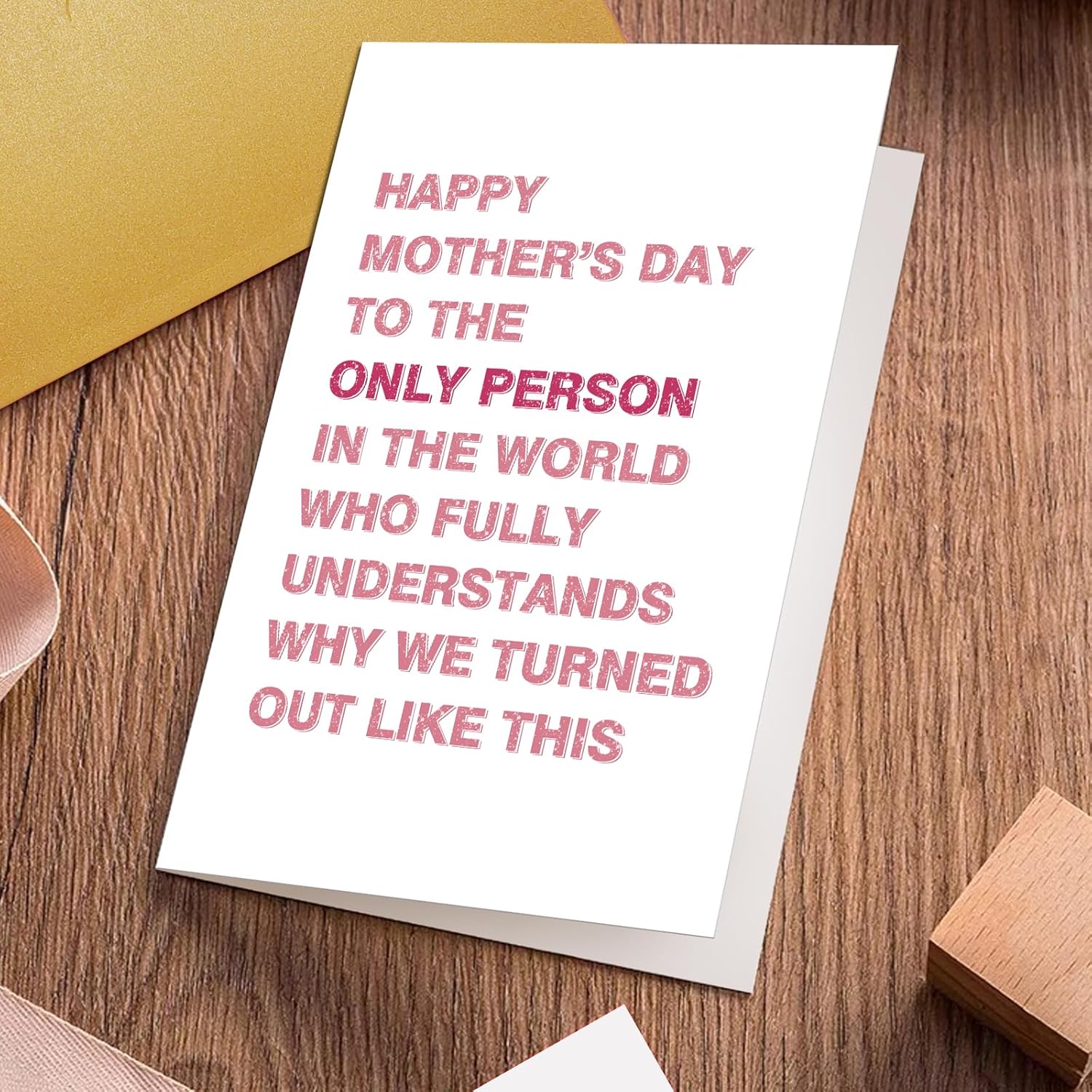 Happy Mother'S Day Card For Sister, Funny Mothers Day Card For Best Friend, To The Only Person Who Understands Why We Turned Out Like This