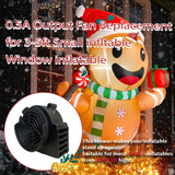 Halloween Inflatable Fan Replacement, Adapter For Christmas Inflatable Outdoor Decoration Blower For Xmas Blow Up Holida