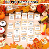 5 Second Games 100 Thanksgiving Party Cards 5 Second Question Cards Games Kits With Hourglass Timer For Adults Family Thanksgiving Party Travel Night Sleepover Think Fast And Shout Out Answers