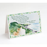 St. Patrick'S Day Greeting Cards, Irish Blessing Cards, 5"X7" Folded Card W/Envelope, Single Card, Made In Usa By A Small Family Business (Watercolor Seaside)