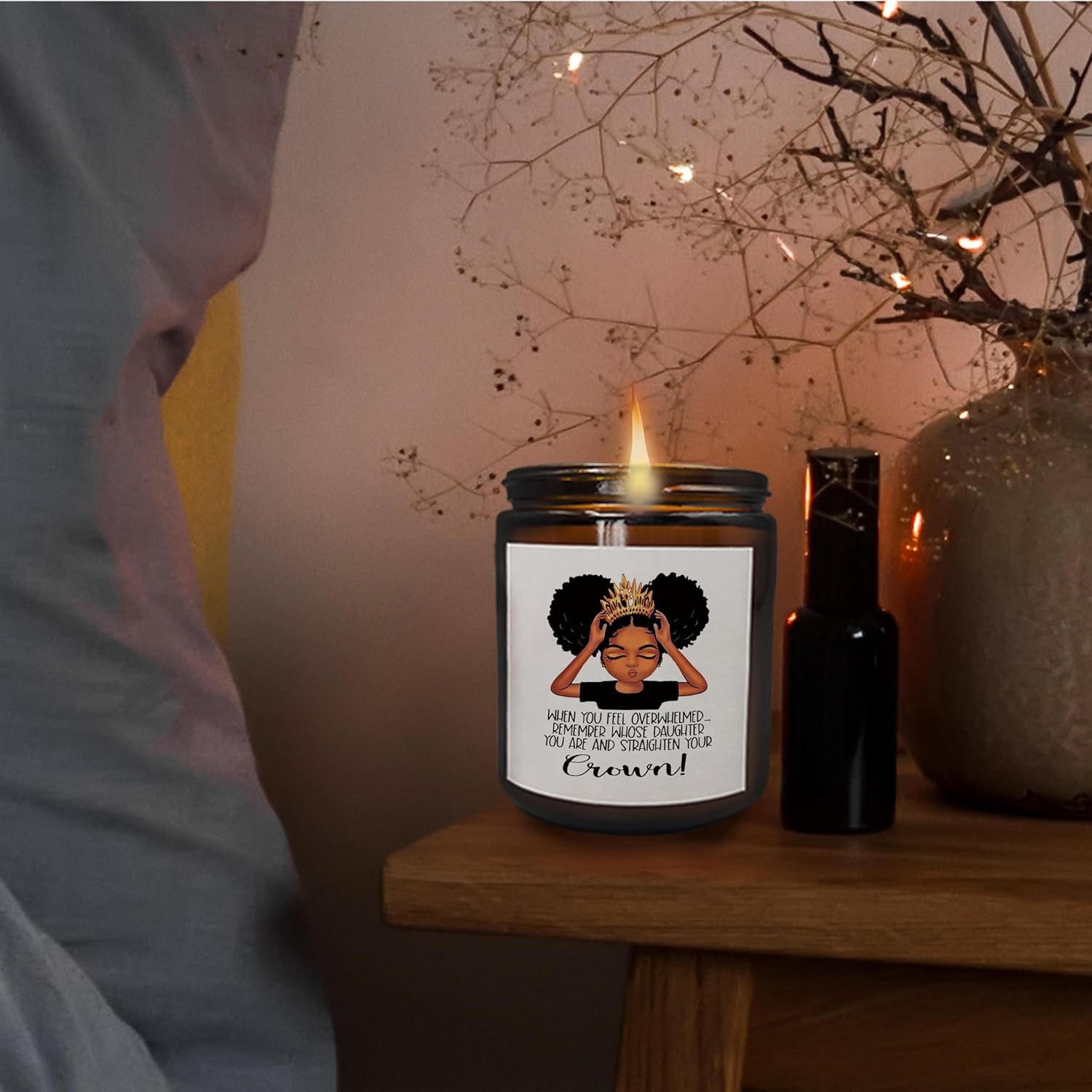 Black Girl Magic Gift, Daughter Gift From Mom Dad, Birthday Gifts For Daughter, Sentimental Gifts For Daughter, Black Girl Magic Candles Gifts