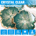 Epoxy Resin - Fast Curing Resin 1 Gallon 4 Hours Demold Crystal Clear & Self-Leveling Casting Resin 8-10 Hours Quick Cure Epoxy Resin Kit For Jewelry, Ring, Keychains, Coaster, Wood, Molds