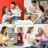 Mothers Day Pop Up Card - 3D Pop Up First Mothers Day Card For New Mom Love You Mom Popup Cards Gift With Envelope