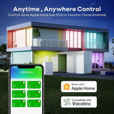 A21 Smart WiFi LED Bulb RGBW 850LM Dimmable E26 Works with Apple HomeKit Alexa Google Home