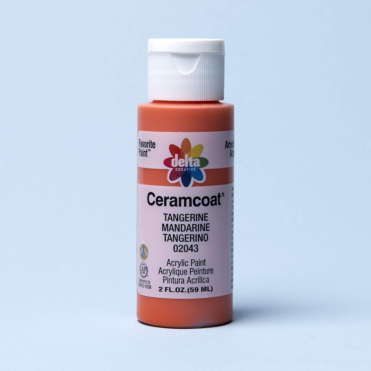 Delta Creative PROMOADA3 16 Color Ceramcoat Acrylic Paint Set, Colors may vary, 2 Fl Oz (Pack of 16)