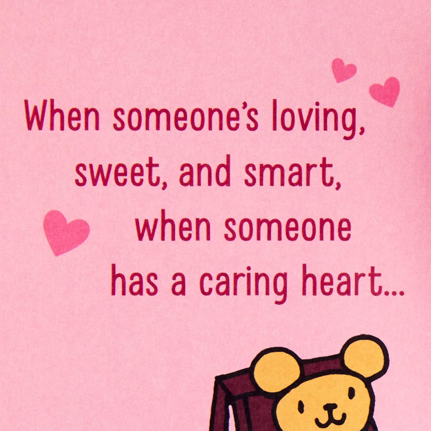 Hallmark Valentine's Day Card for Granddaughter (Pop Up Honeycomb)