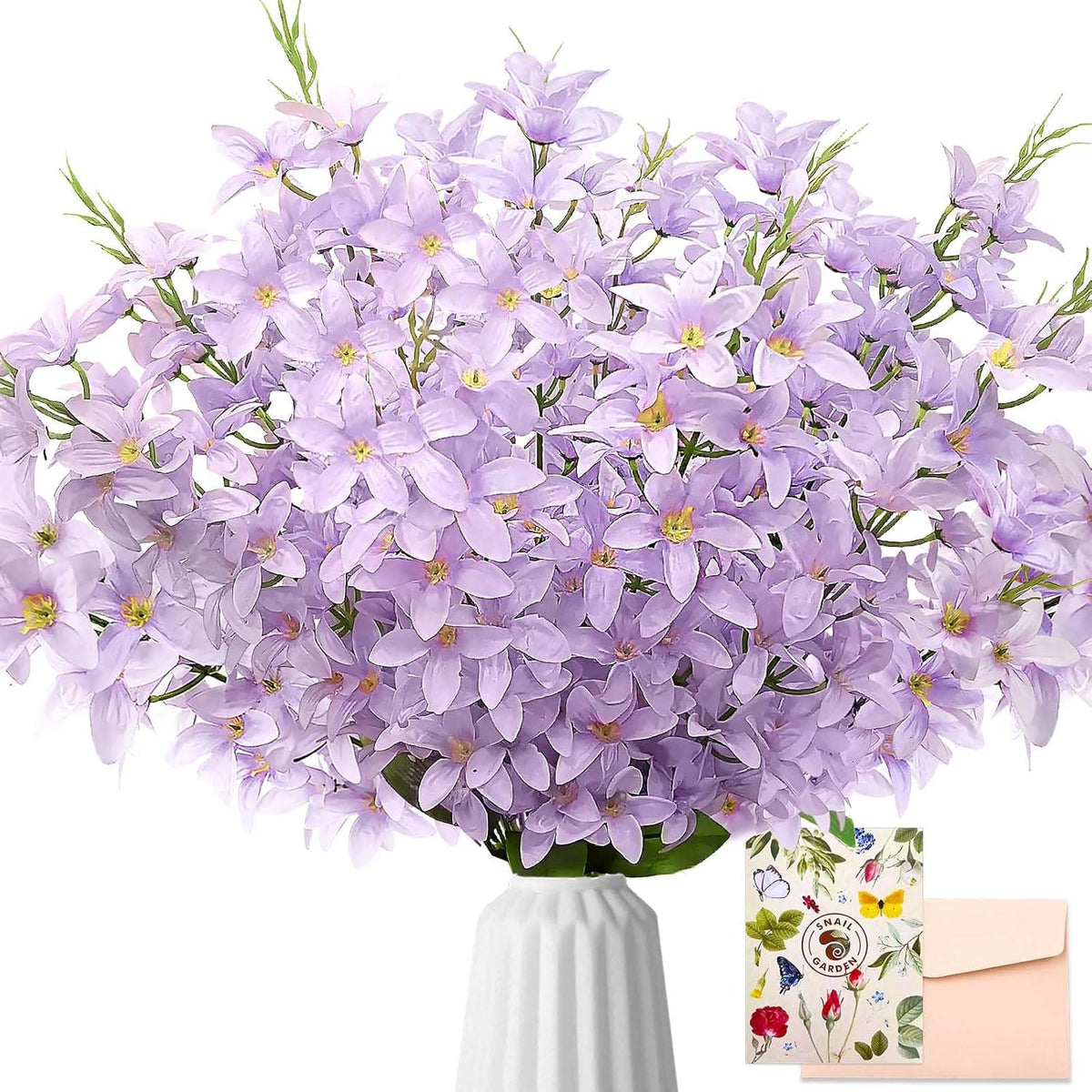 2Pcs Delphinium Artificial Flowers, 26.7"/68Cm Long Stem Larkspur Artificial Flowers, Purple Faux Artificial Snapdragon Flowers For Tall Vase, Home Office Garden Wedding Decor