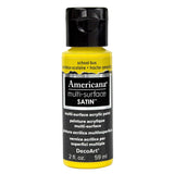 DecoArt Americana Multi-Surface Satin Acrylic Paint, 2-Ounce, School Bus