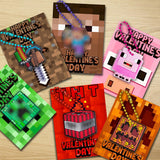 24-Pack Valentine'S Day Cards With Cute Keychains - Valentines Day Cards & Classroom Exchange Cards Set For Parties & Fun Gifts