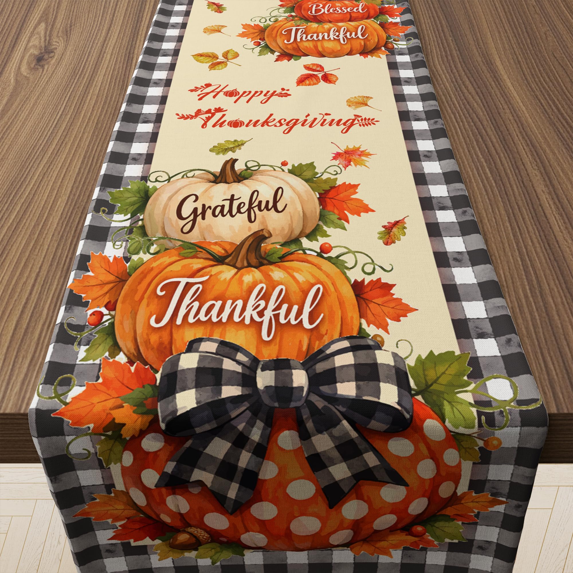 3D Pumpkin Light & 40 LED 2 Pack Thanksgiving Garland Fall Decor Total 13FT