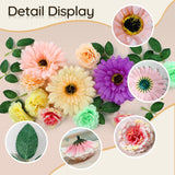 Artificial Flowers Bulk, Small Fake Flowers 21Pcs Set, Silk Flowers For Home Decor Indoor/Diy Crafts/Ice Molds Decoration (Ice Mold Not Included)