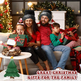 2 Pack Black Santa Hat - Soft Plush Xmas Hat For Black Christmas Theme New Year Festive Holiday Party Supplies