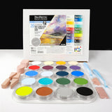 PanPastel Artist Pastels by GOLDEN, Sky, Land & Sea - Les Darlow Set, 20 Color, Professional Artist Pastels, Unique Pan Format (cake-like)