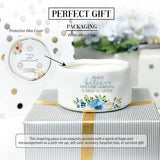 Pavilion Gift Company – Always Believe - 8-Ounce Surprise Hidden Message Natural Soy Wax Candle Floral Scented, 1 Count, 4.5 x 4.5 x 2.75-Inches
