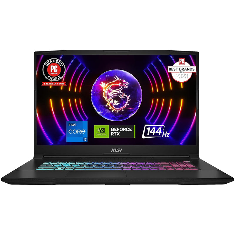 MSI Katana 17 Gaming Laptop: 13th Gen Intel Core i7, GeForce RTX 4060, 17.3" 1