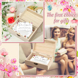 Time Capsule Box 1St Birthday Time Capsule First Birthday Party Games, 1St Activities For Guests, Advice And Wishes Cards Gift Keepsake For Party Supplies(Wildflower)