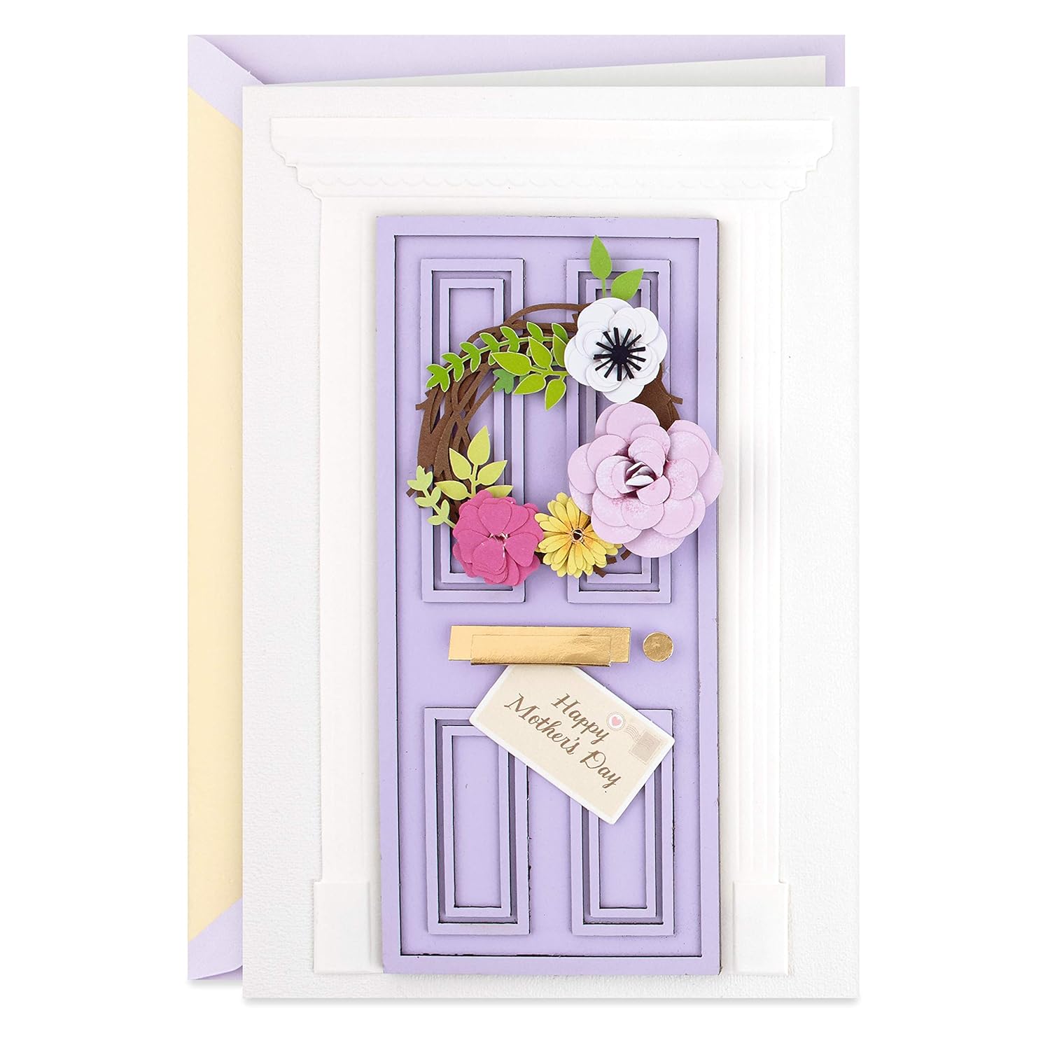 Hallmark Signature Mother's Day Card (Welcoming Front Door, You're in My Heart), 5 x 7.2 (799MBC1096)