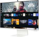 SAMSUNG 27" UHD HDR Smart Monitor, Streaming TV, Camera, Alexa, Warm White