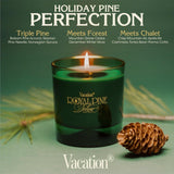 Royal Pine Deluxe Pine-Scented Candle By Sunscreen, Premium Soy-Blend Wax, 70-Hour Long Burning, Winter House Decor, Gift For Women & Men, 7 Oz.