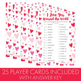 Valentine’S Day I Love You Around The World Game – 25 Player Cards, Classroom Party Activity, Fun Language Matching Game For Kids, Educational Valentine Party Game