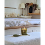 Natural Strong Soy Candle | Sandalwood Jasmine & Green | 9.2 Oz, 50H Burn Time | Luxury Candle For Relaxation, Gifting, Home Décor | Ideal For Bedroom, Office, Party Ambiance