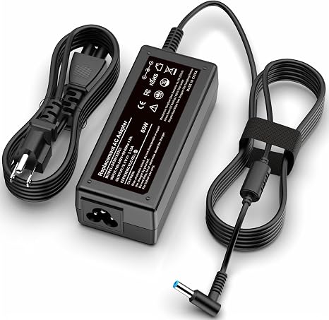 HP 65W 45W Laptop Charger Blue Tip AC Power Adapter Replacement Supply