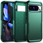 Google Pixel 9 Pro XL Case, Shockproof, Heavy Duty Rugged Protection, Green