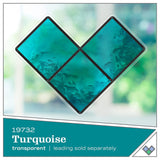 Gallery Glass Stained Glass Paint, Turquoise 2 fl oz Brilliant Smooth Finish Paint, Perfect For Easy To Apply DIY Arts And Crafts, 19732