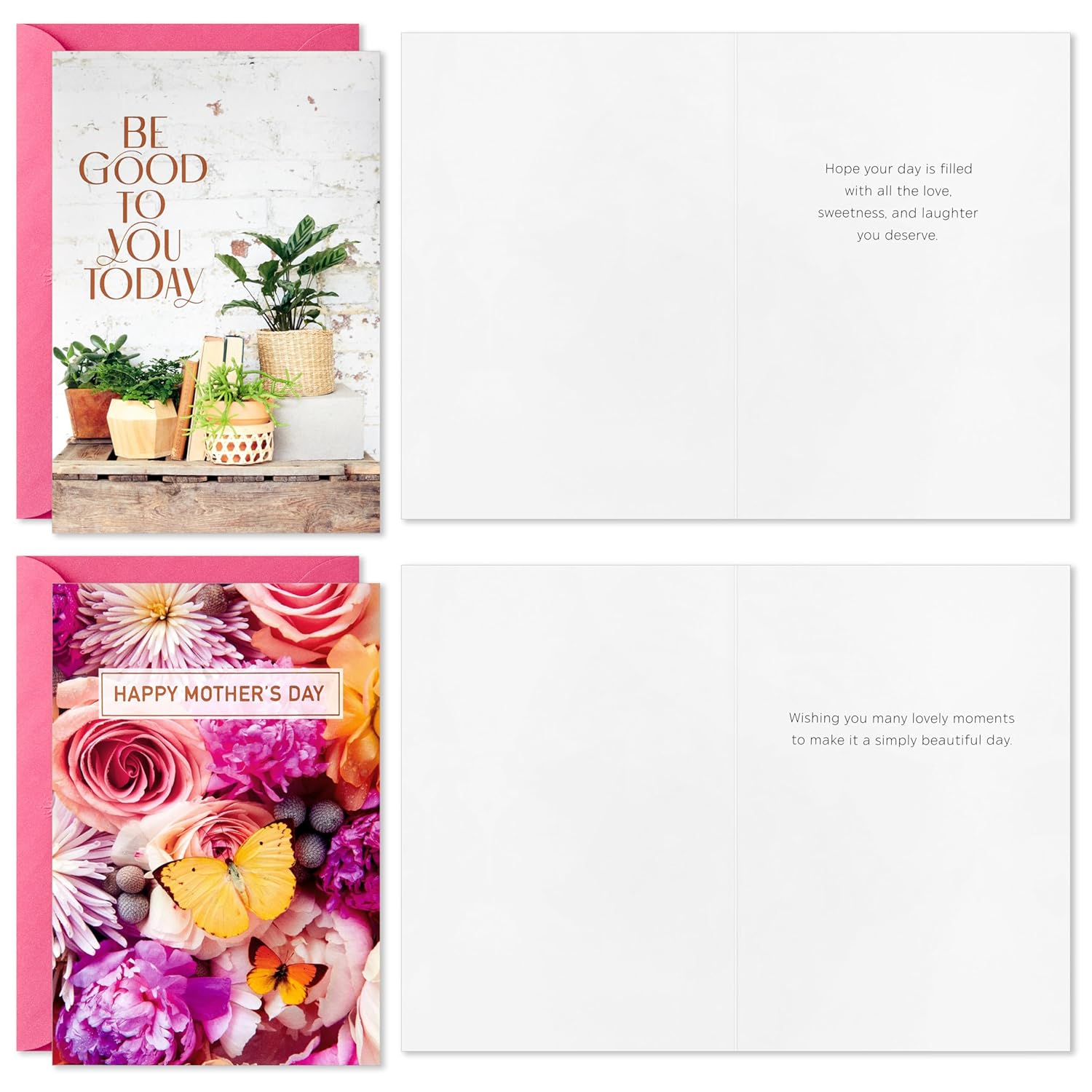 Hallmark Mother's Day Card Assortment (24 Cards with Envelopes) Plants and Flowers