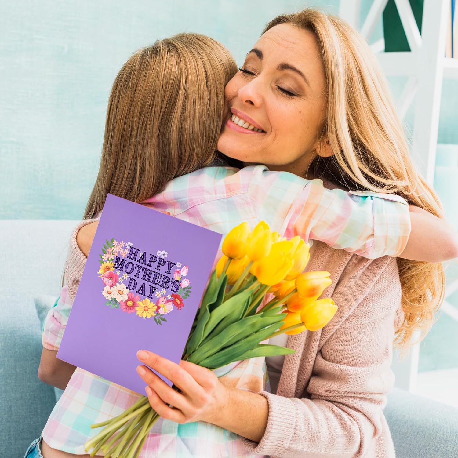 3D Mothers Day Card, Happy Mother'S Day Pop Up Cards, Mother'S Day Card With Envelope And Message Note, Recycled And Eco-Friendly