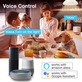 A19 Smart Light Bulbs 6 Pack RGBCW WiFi Color Changing LED 800LM E26 Alexa Google Home No Hub Required