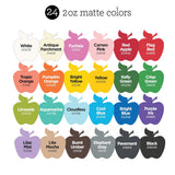 Apple Barrel Acrylic Craft Paint Kit, Matte Finish, 36 pc