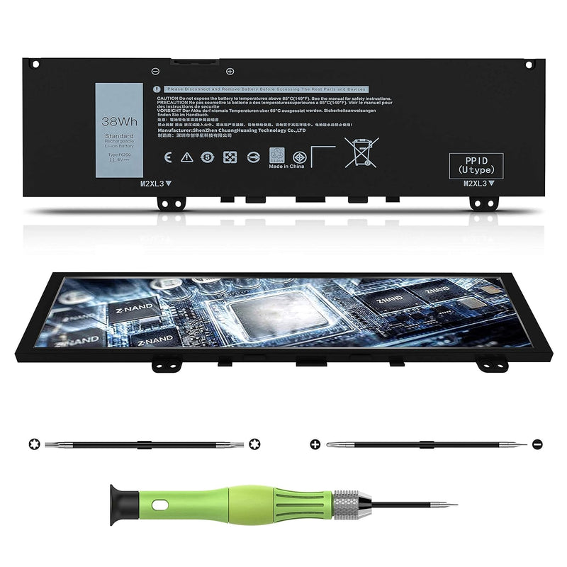 F62G0 Laptop Battery Replacement For Dell Inspiron 13 5370 7000 7370 7373 7380