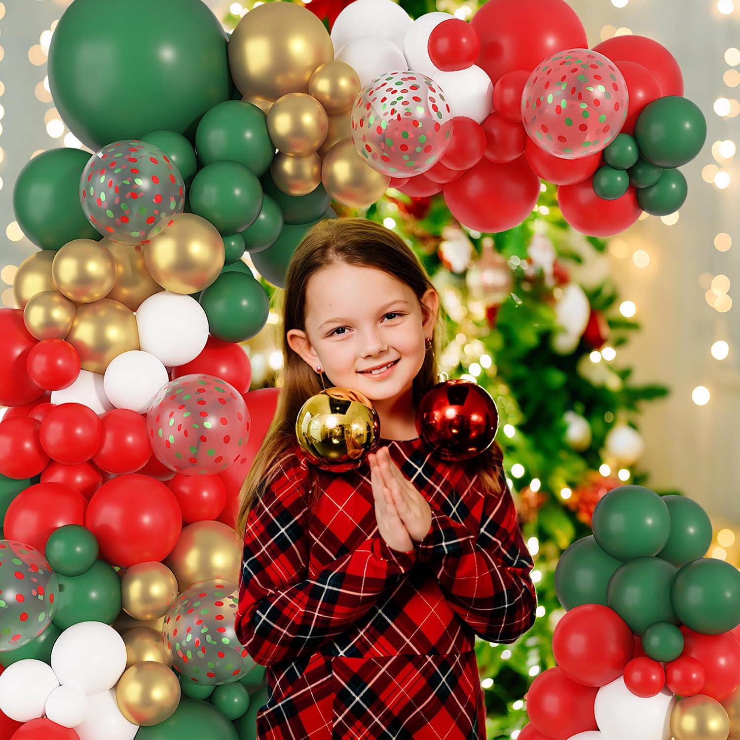 150Pcs Christmas Red Green Balloons Garland Arch Kit Xmas Party Decorations 18 12 10 In Latex Balloons For Christmas Xmas Birthday Party Supplies