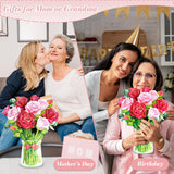 Pop Up Flower Card, 3D Greeting Card – Red Rose Bouquet – For Wife, Girlfriend – Romantic Gift For Anniversary, Valentine’S Day