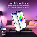 Smart A19 LED Light Bulbs 3 Pack RGBW Color Changing 60W Equivalent Smart Home Bulbs