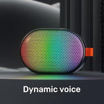 Portable Bluetooth Speaker, 5W, RGB Lights, Dual Pairing, TWS, Compact Size