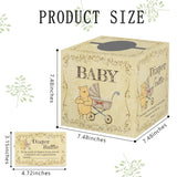 Winnie Baby Shower Games, Diaper Raffle Cards, Baby Shower Game With Box And 50 Guessing Cards, Newborn Birthday Party Retro Decorations Supplies